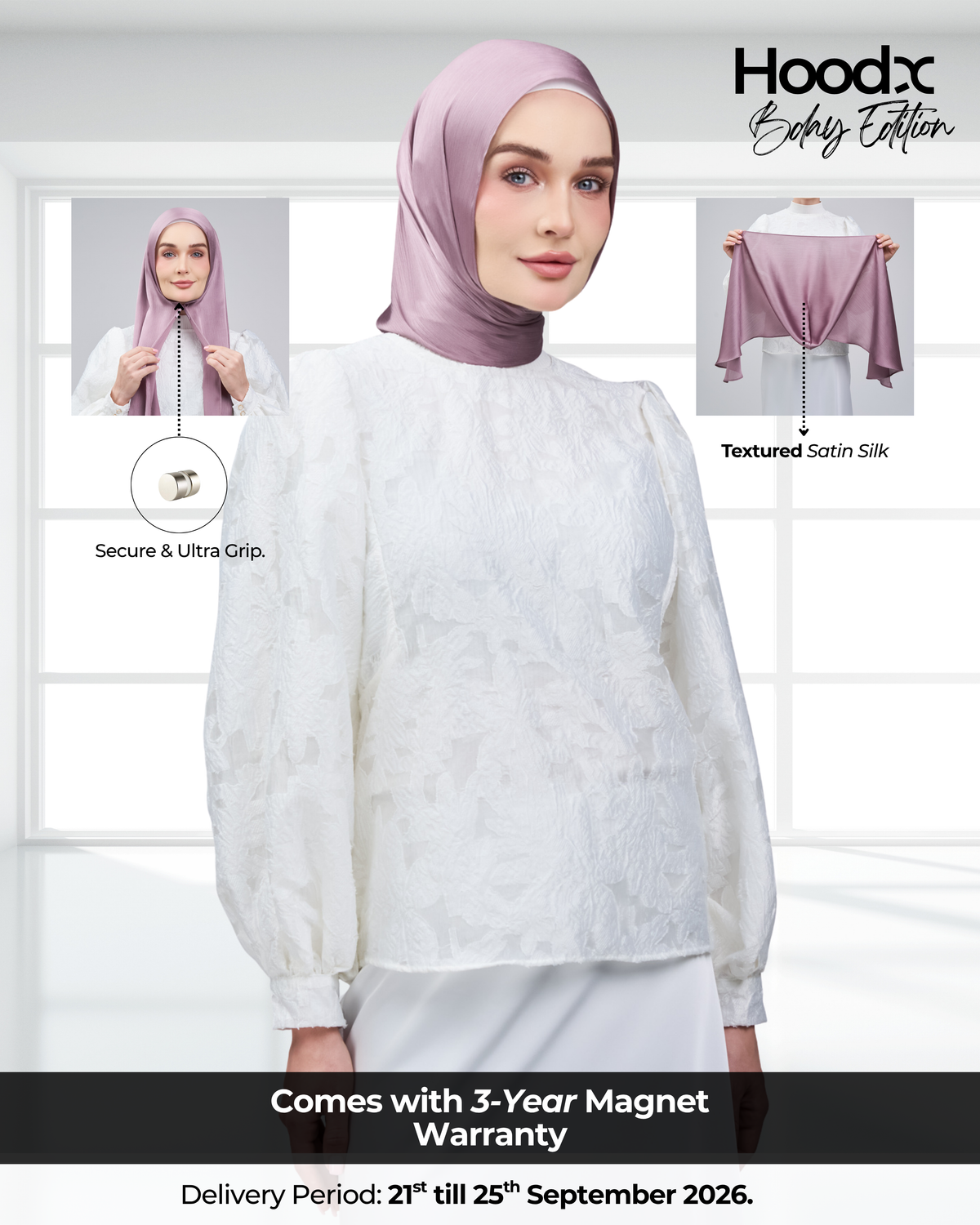 HoodX B.E in Deep Mauve