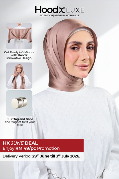 HoodX Luxe Volume 02 in Deep Mocha