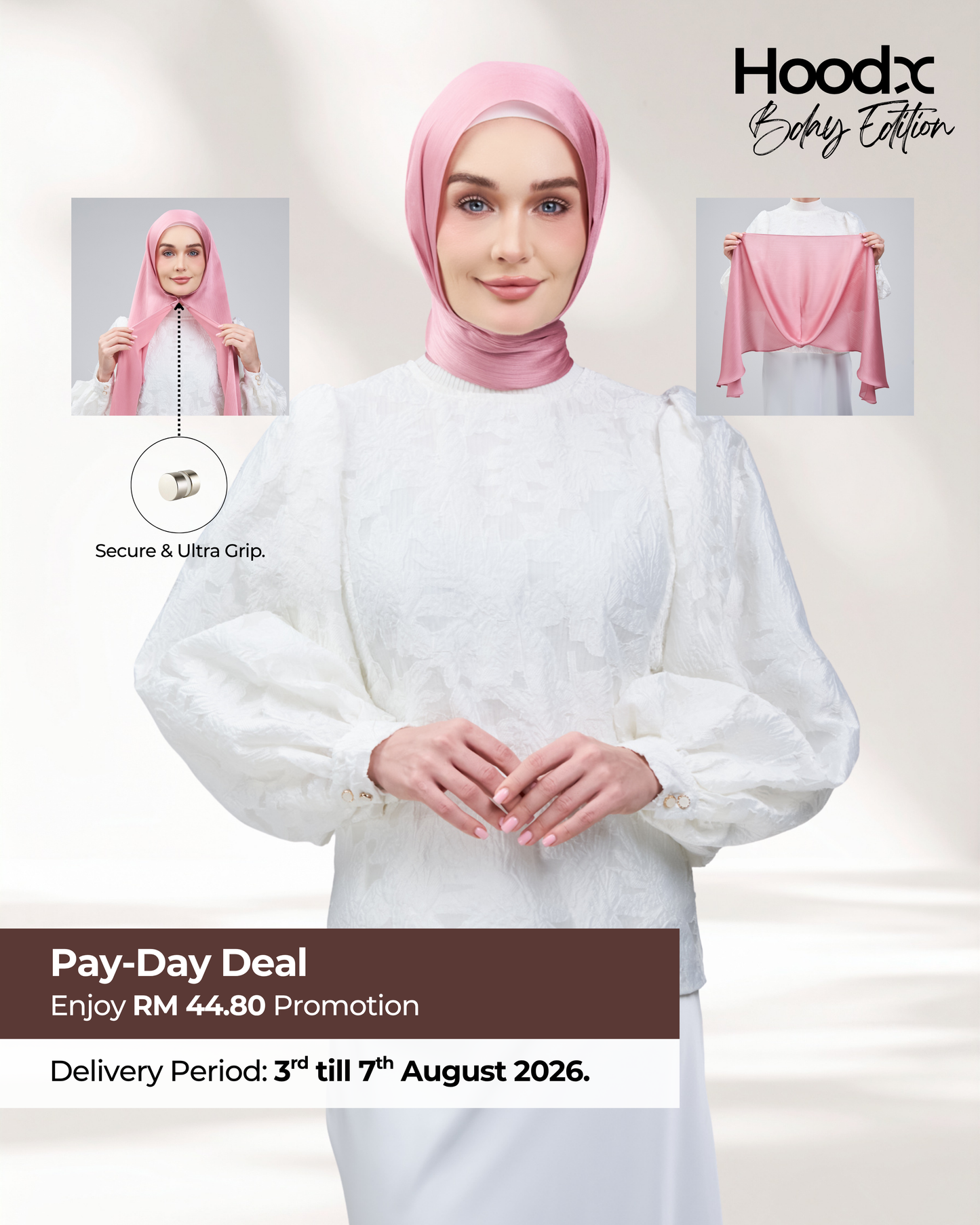 HoodX B.E in Deep Pink