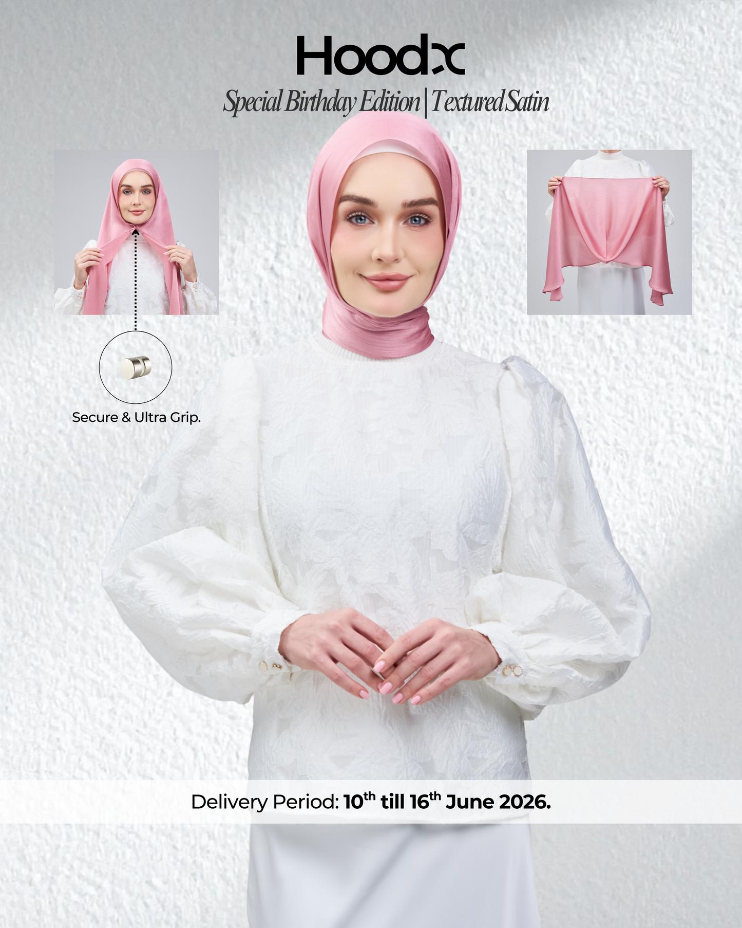 HoodX B.E in Deep Pink