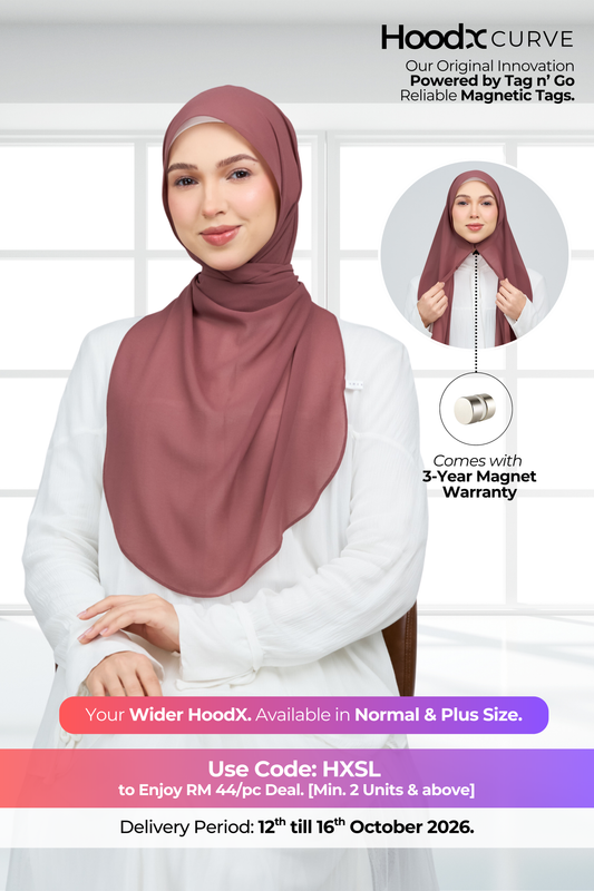 HoodX Curve in Deep Amber