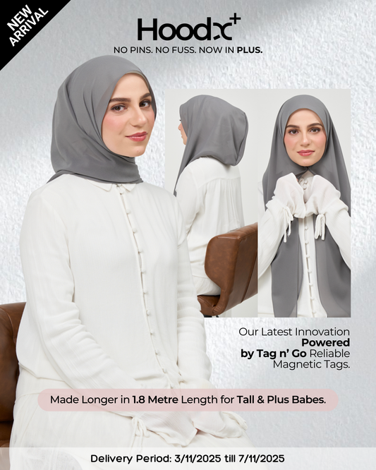 HoodX⁺Plus in Deep Grey