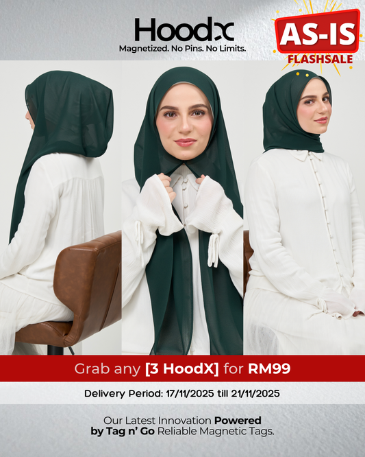 [As-Is] HoodX in Deep Green