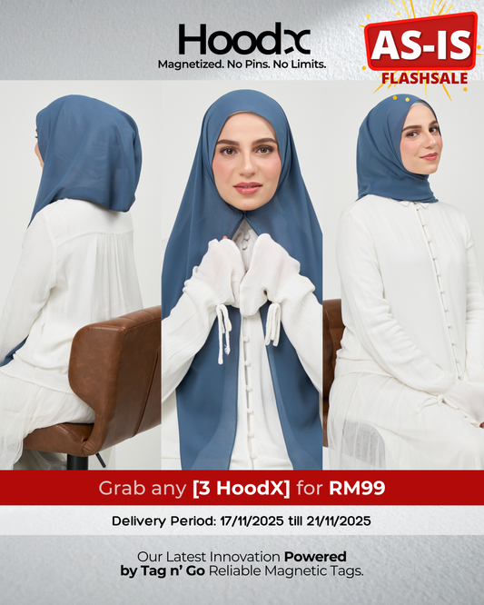 [As-Is] HoodX in Denim Blue