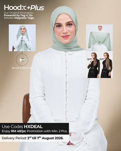 HoodX⁺Plus in Dusty Green