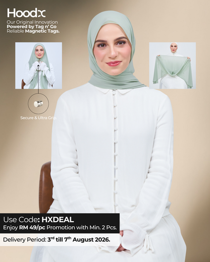HoodX in Dusty Green