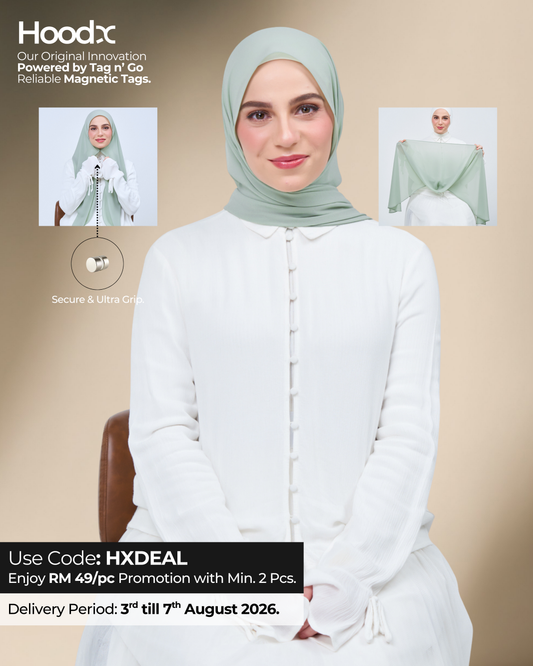 HoodX in Dusty Green