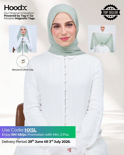 HoodX in Dusty Green