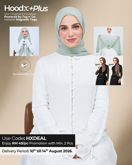 HoodX⁺Plus in Dusty Green