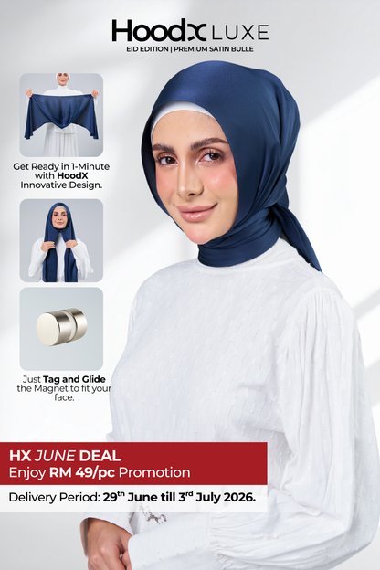 HoodX Luxe Volume 02 in Midnight Blue