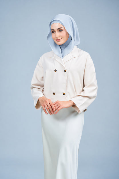 HoodXpress | Cotton Linen in Dusty Blue