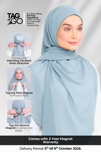 3IN1 Instant Faith Tag n' Go in Dusty Blue
