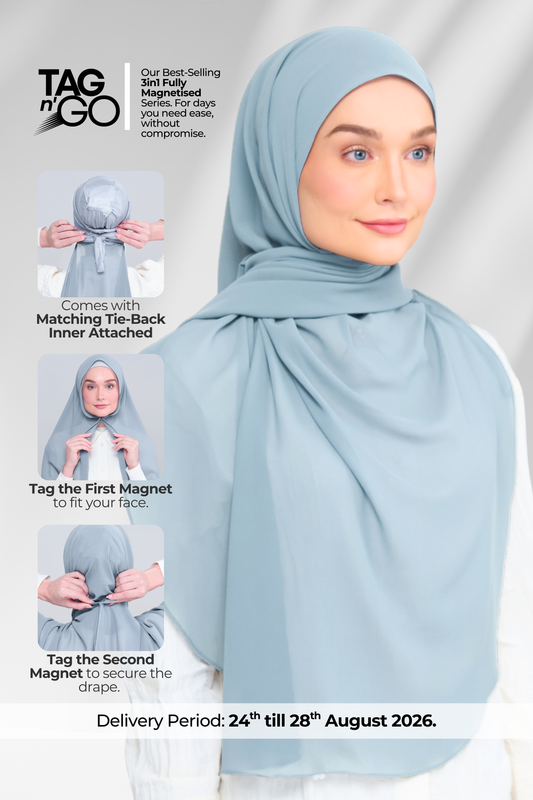 3IN1 Instant Faith Tag n' Go in Dusty Blue