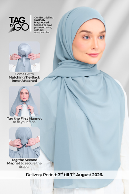 3IN1 Instant Faith Tag n' Go in Dusty Blue