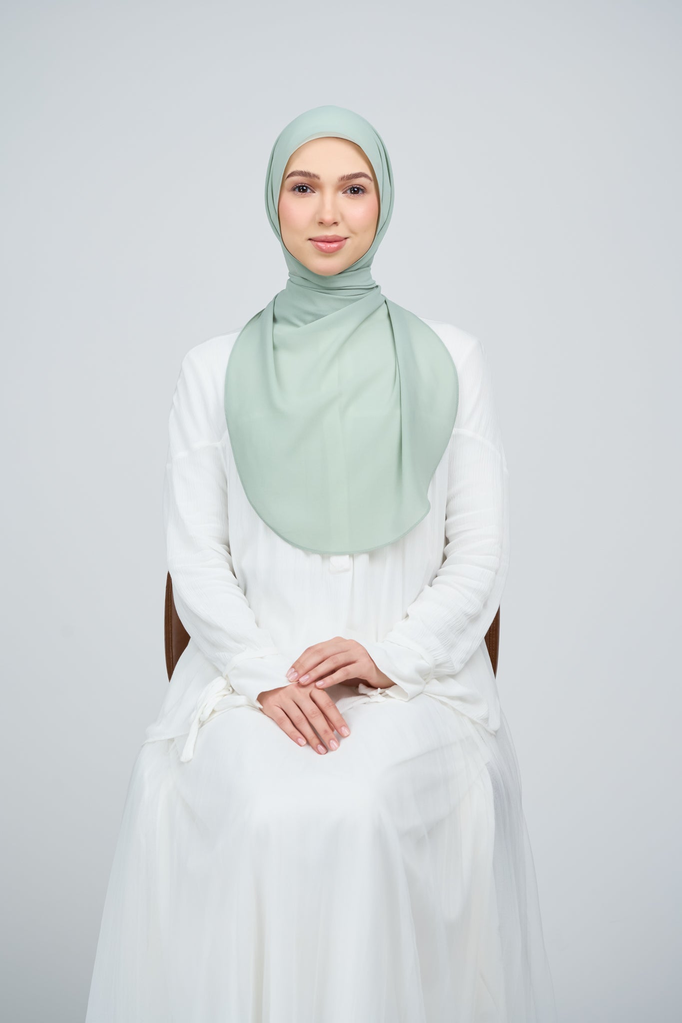 HoodX⁺Plus Curve in Dusty Green