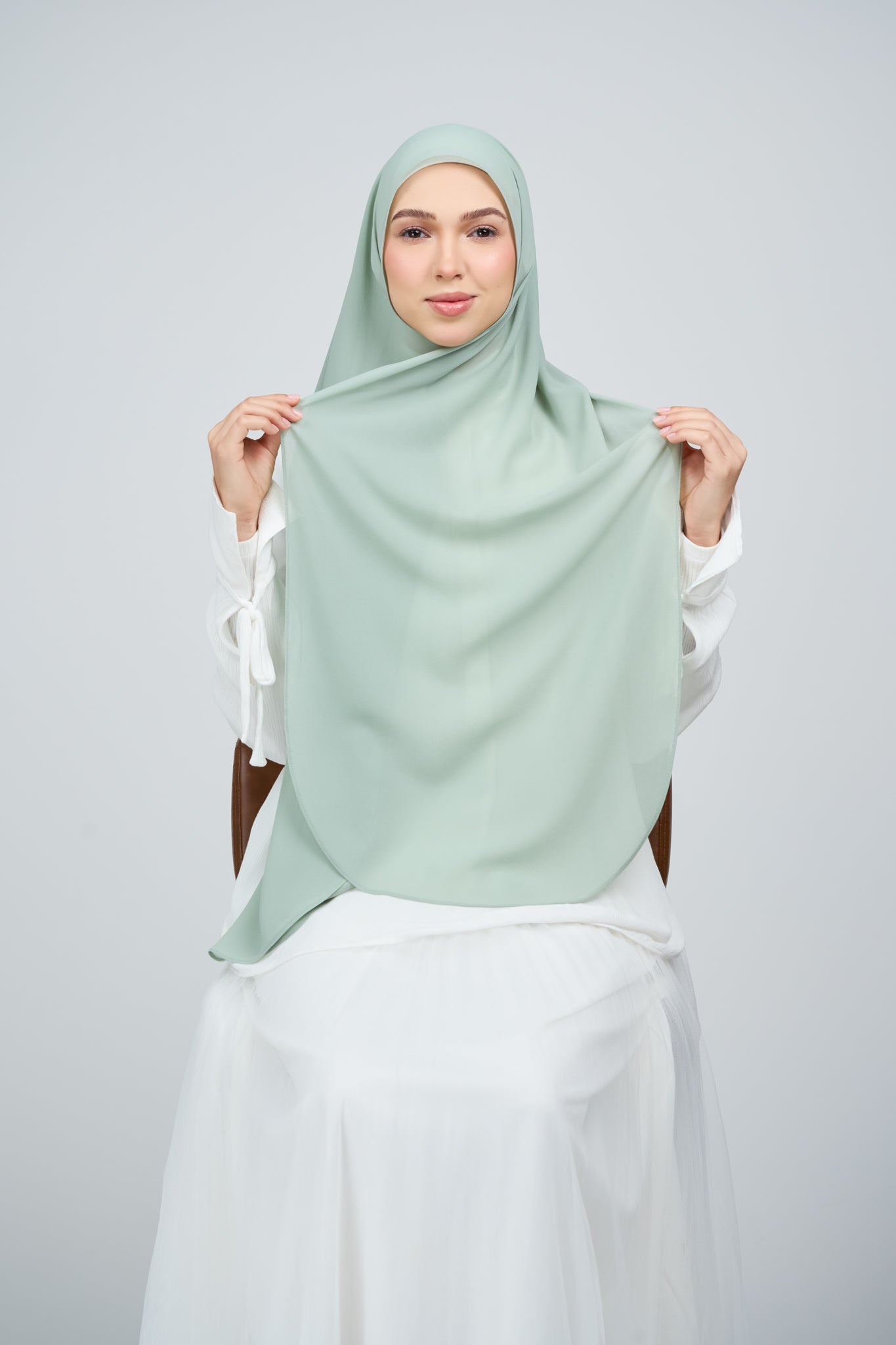 HoodX⁺Plus Curve in Dusty Green