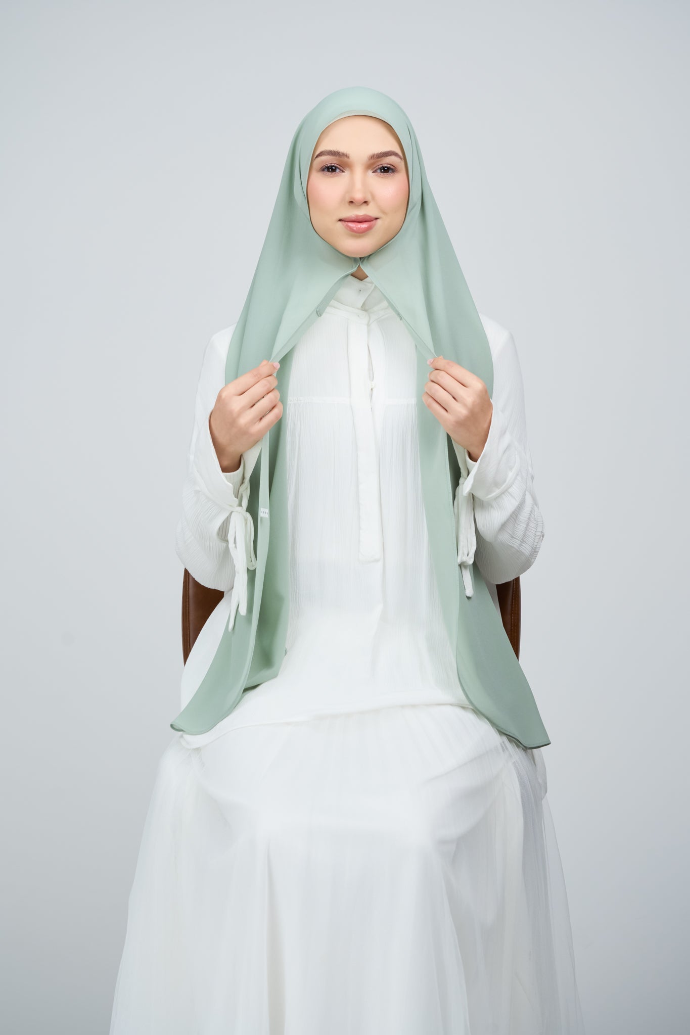 HoodX⁺Plus Curve in Dusty Green