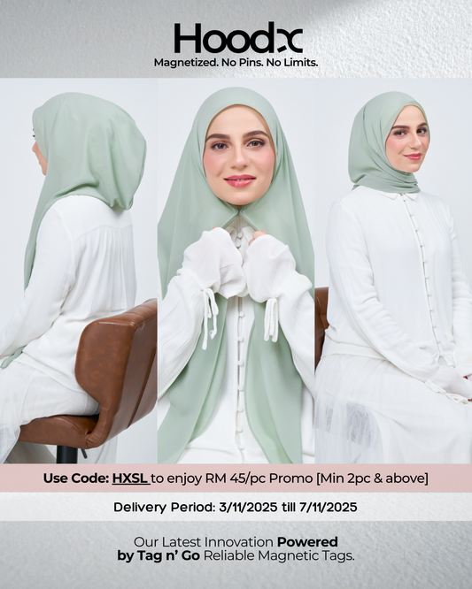 HoodX in Dusty Green