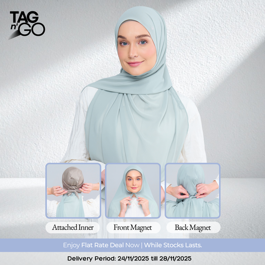 3IN1 Instant Faith Tag n' Go in Dusty Green