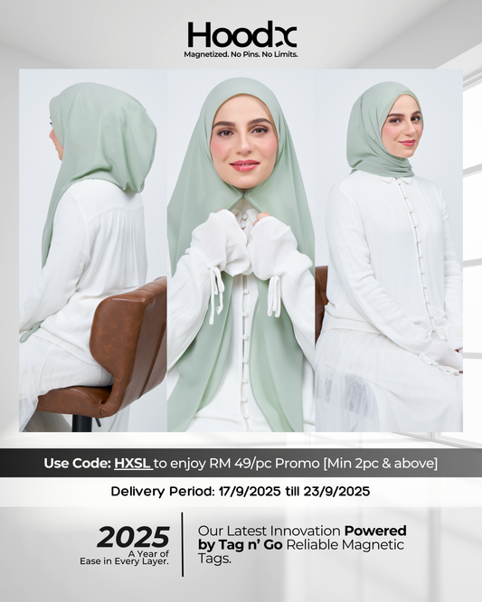 [★New] HoodX in Dusty Green
