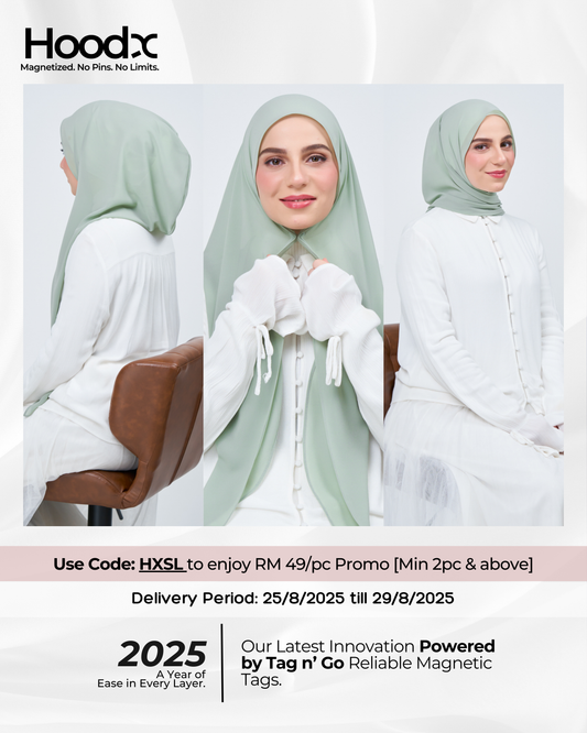 [★New] HoodX in Dusty Green