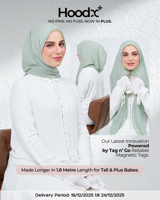 HoodX⁺Plus in Dusty Green