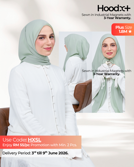 HoodX⁺Plus in Dusty Green