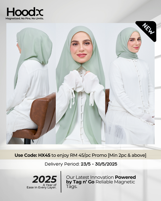 [★New] HoodX in Dusty Green