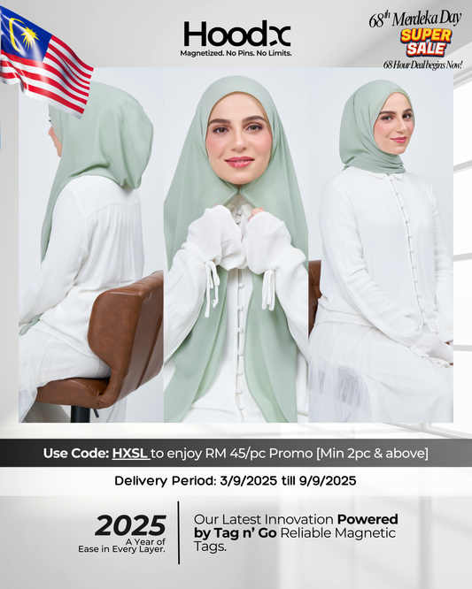 [★New] HoodX in Dusty Green
