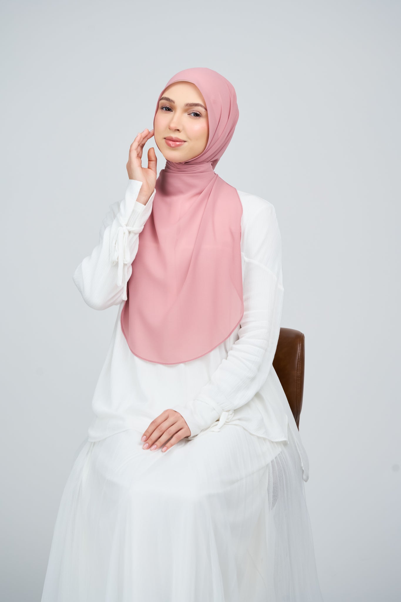 HoodX⁺Plus Curve in Dusty Pink