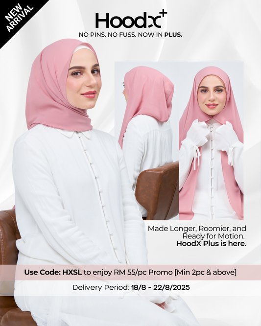 [★New] HoodX⁺Plus in Dusty Pink