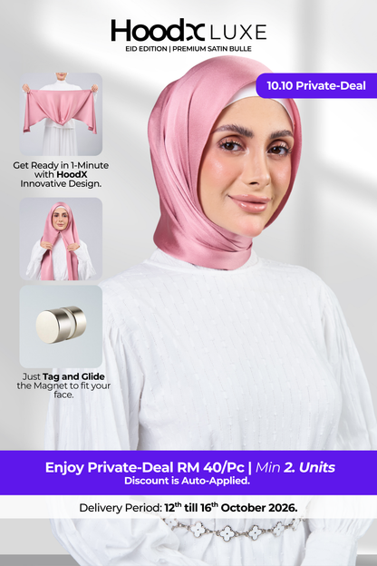 [10.10 PD] ♛ HoodX Luxe Volume 02 in Dusty Pink