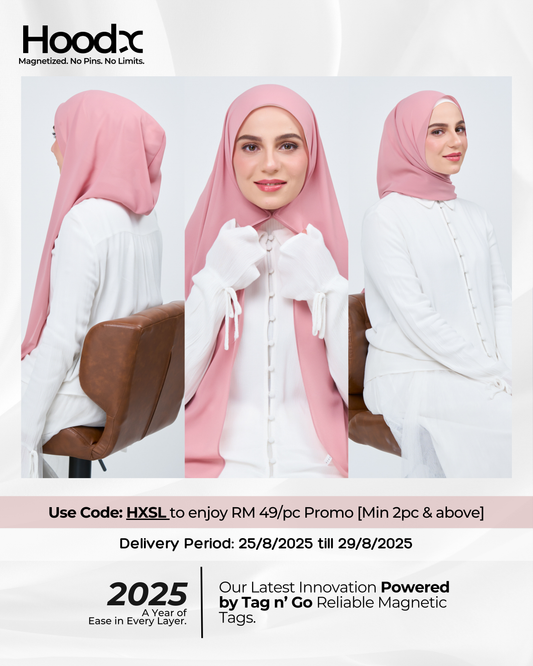 [★New] HoodX in Dusty Pink