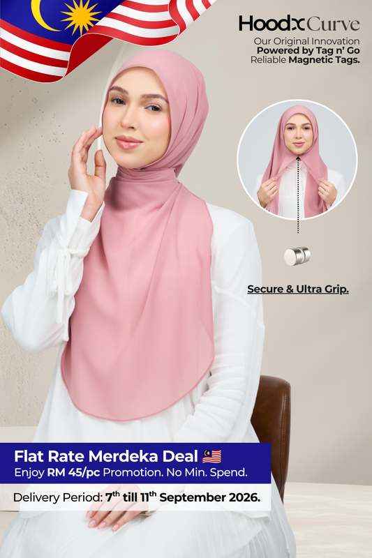 HoodX Curve in Dusty Pink