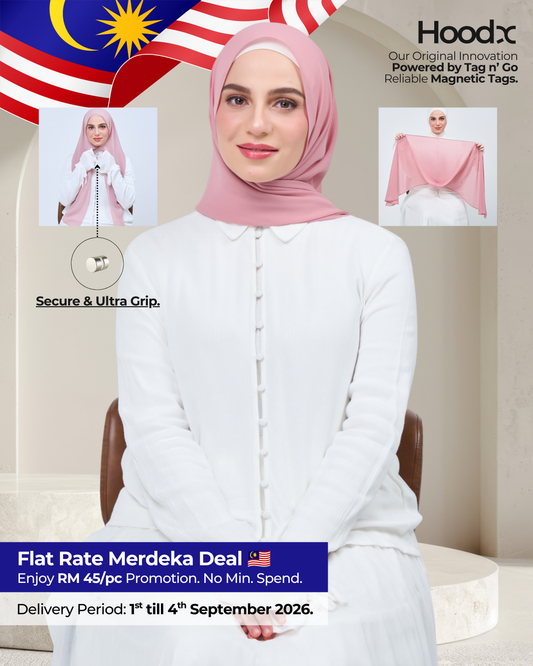 HoodX in Dusty Pink