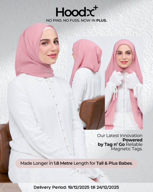 HoodX⁺Plus in Dusty Pink