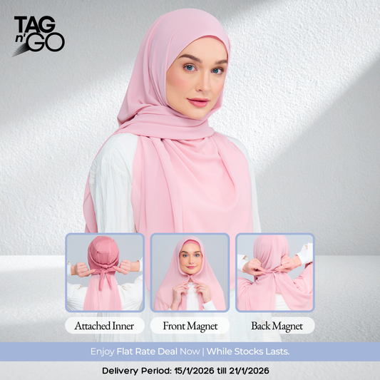 3IN1 Instant Faith Tag n' Go in Dusty Pink