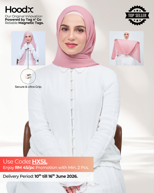 HoodX in Dusty Pink