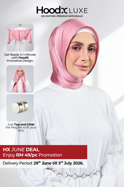 HoodX Luxe Volume 02 in Dusty Pink