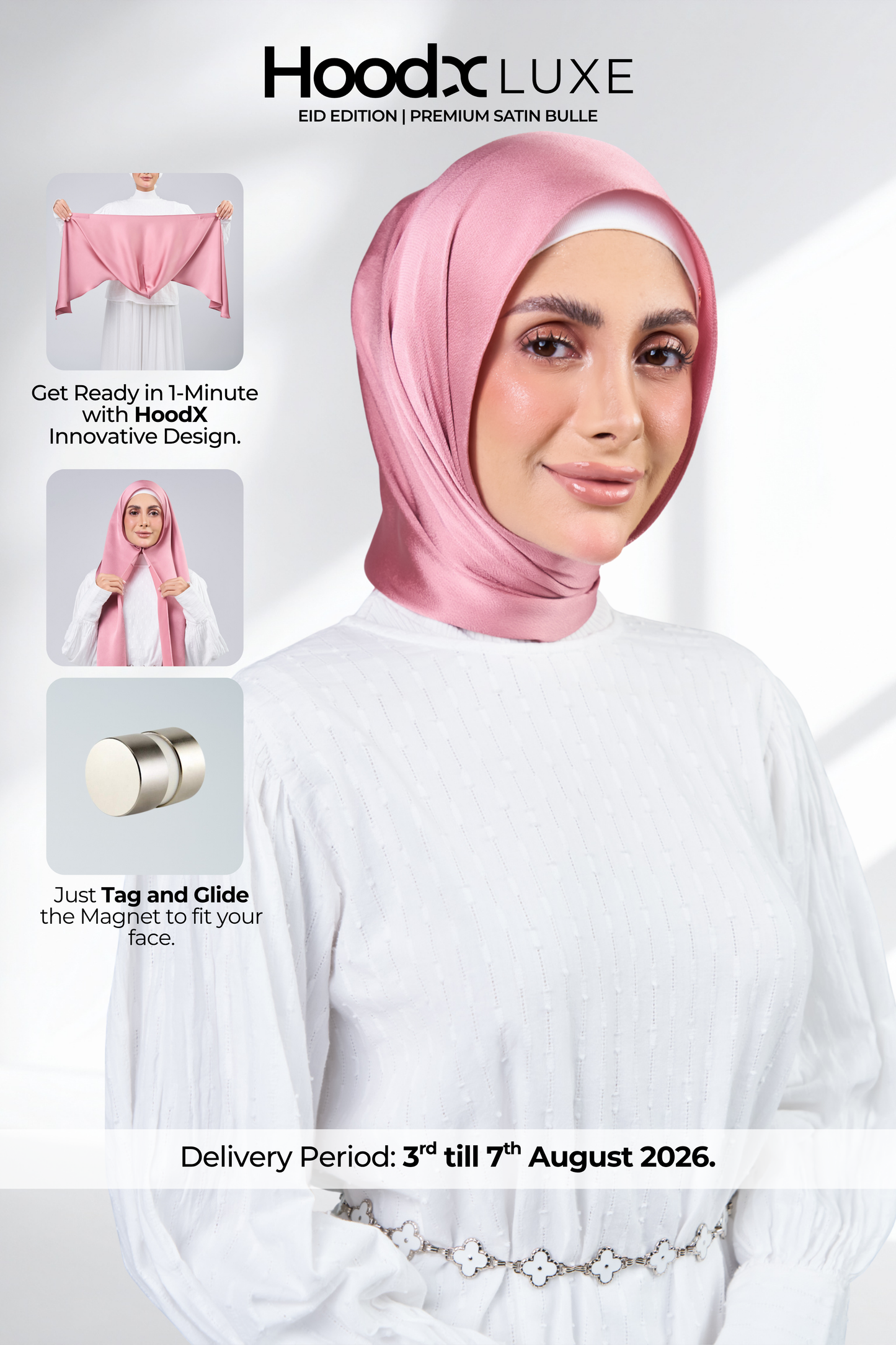 HoodX Luxe Volume 02 in Dusty Pink