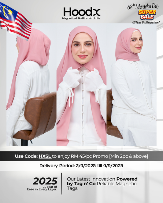 [★New] HoodX in Dusty Pink