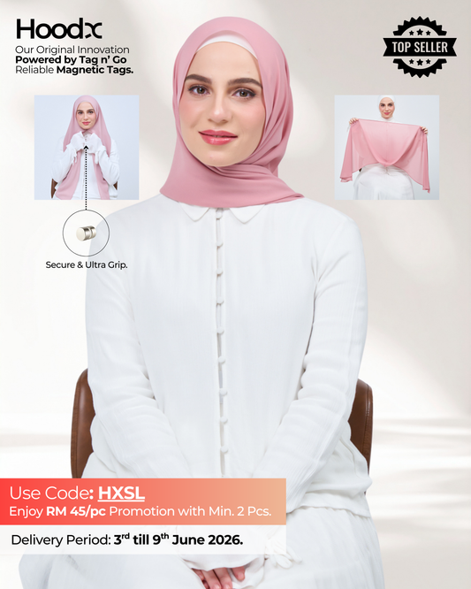 HoodX in Dusty Pink