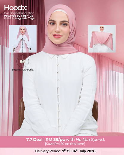 [7.7 Deal] HoodX in Dusty Pink