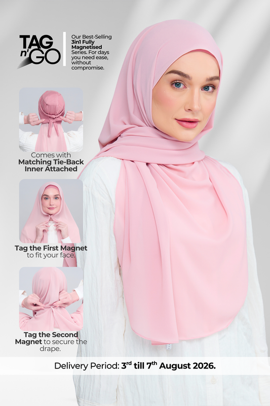 3IN1 Instant Faith Tag n' Go in Dusty Pink