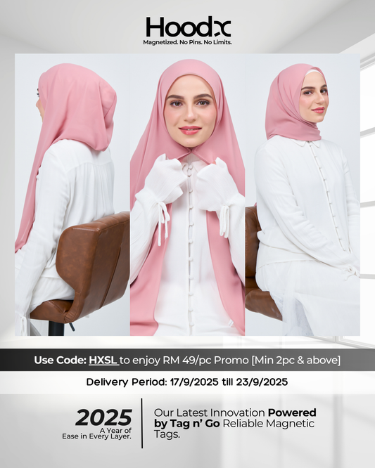 [★New] HoodX in Dusty Pink