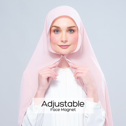 [As-Is] Instant Tag n' Go Shawl l Chiffon Silk in Dusty Rose
