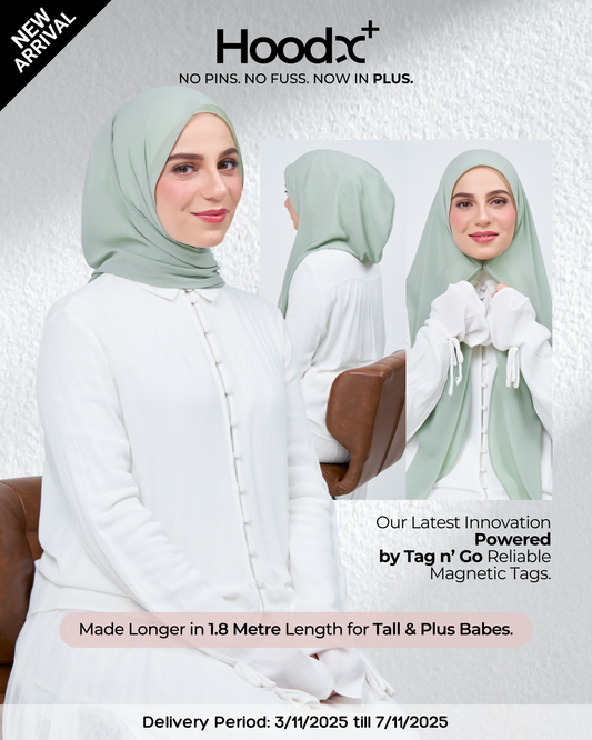 HoodX⁺Plus in Dusty Green