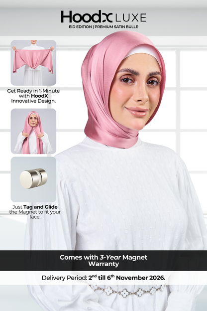 HoodX Luxe Volume 02 in Dusty Pink
