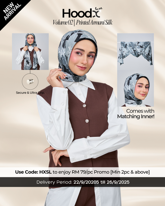 [★New] HoodX Printed Set in Earl