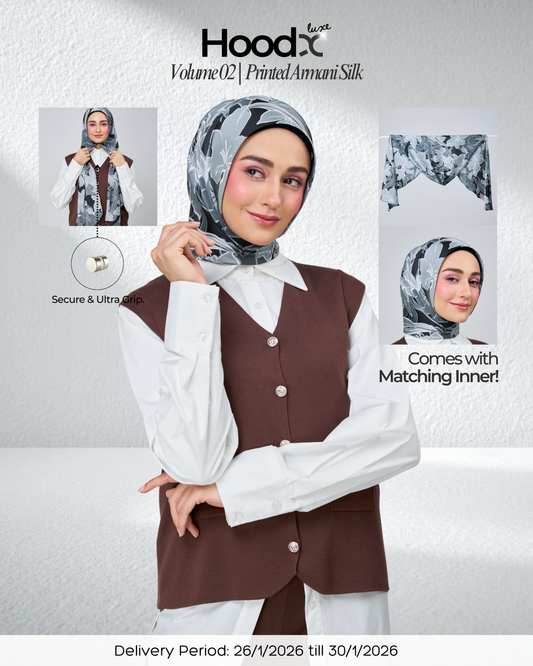 [★New] HoodX Printed Set in Earl